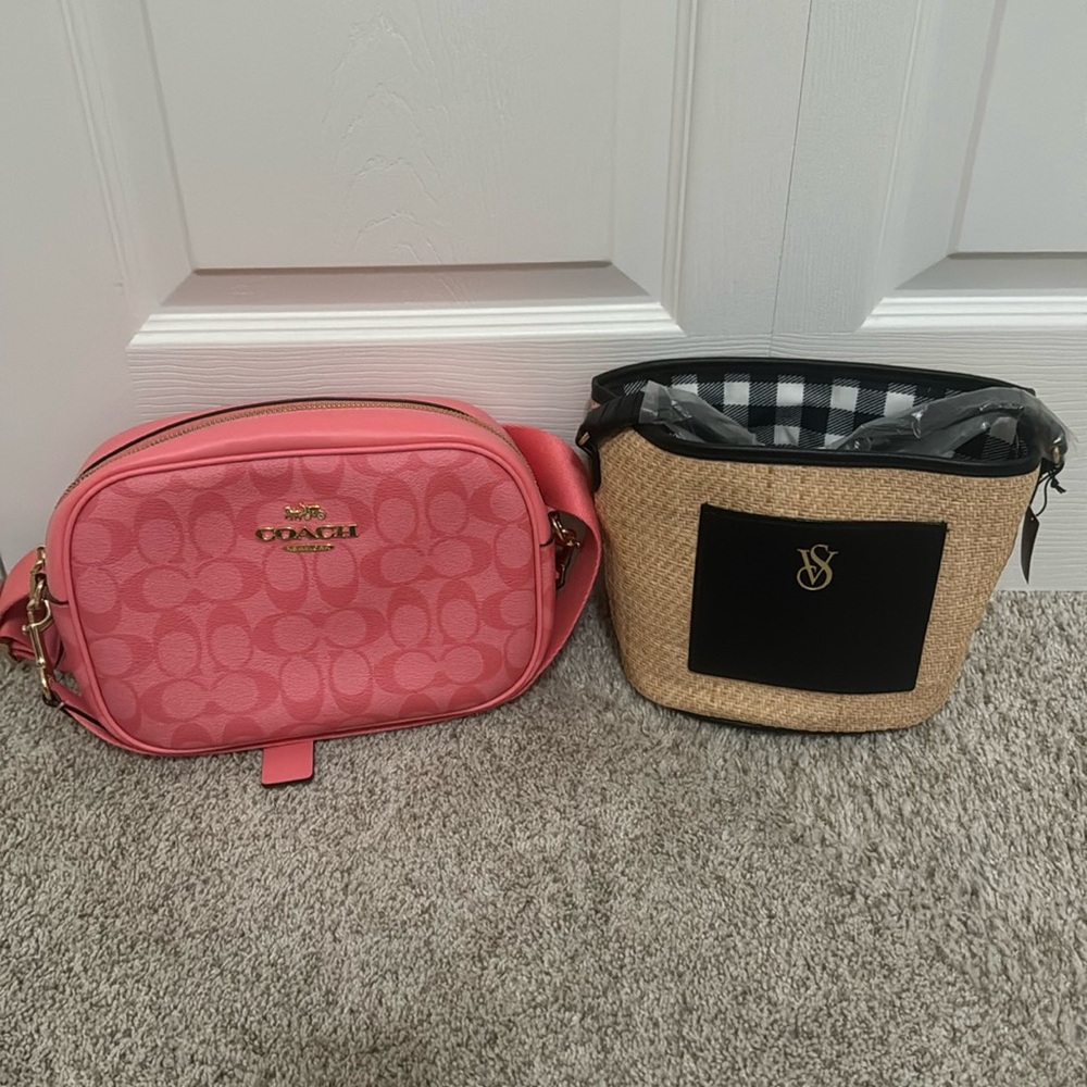 NWOT Coach and NWT Victoria Secret Bag Bundle